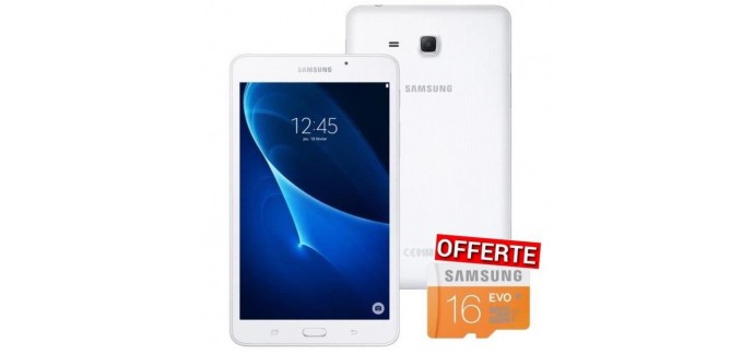 Cdiscount: Tablette Samsung Galaxy Tab A6 + Micro SD 16 Go à 139,99€