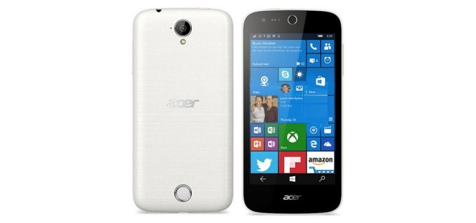 Rue du Commerce: Smartphone ACER - Liquid M330 Blanc à 39,30€ (dont 30€ via ODR)
