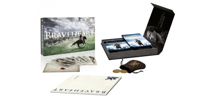 Amazon: Coffret limité du film Braveheart [Blu-ray + DVD + Goodies] à 29,99€
