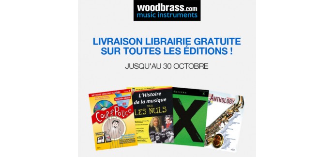 Woodbrass: Livraison gratuite sur toutes les partitions et livre d'apprentissage de musique