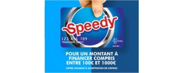 Speedy: Report de paiement gratuit de 3 mois : achetez maintenant et payez en 2017