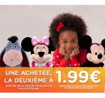 Disney Store: La 2ème peluche achetée à 1,99€