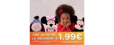 Disney Store: La 2ème peluche achetée à 1,99€