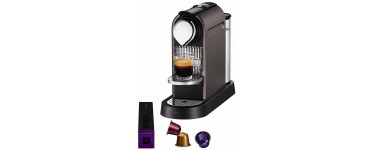Amazon: Machine à café Krups YY1470FD Nespresso Citiz Titane à 119€