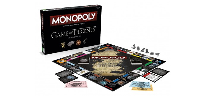 Amazon: Le jeu de société Monopoly édition Game of Thrones à 19,29€ au lieu de 34,99€