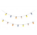 HEMA: La guirlande multicolore guinguette avec ampoules LED à 12€ au lieu de 15€