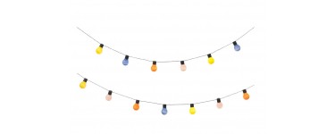 HEMA: La guirlande multicolore guinguette avec ampoules LED à 12€ au lieu de 15€