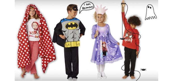 Lamaloli: Jusqu'à 30% de réduction sur les costumes d'Halloween
