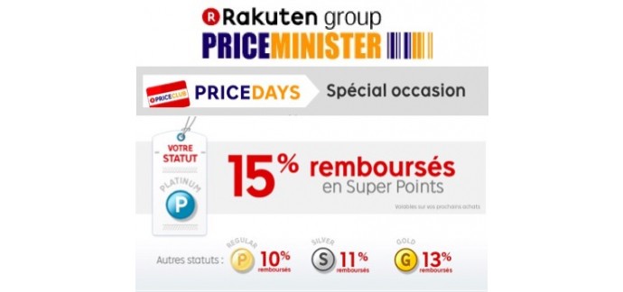 Rakuten: De 10 à 15% remboursés sur les produits d'occasion et reconditionnés