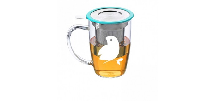 Lov Organic: Un mug en verre avec filtre en acier offert pour tout achat atteignant 65€
