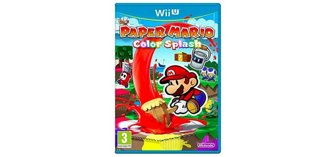 Amazon: Jeu Paper Mario : Color Splash sur Wii U à 34,99€