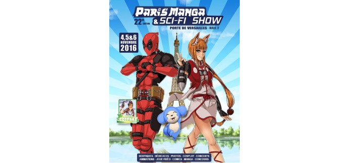 MTV: 5x2 Pass pour le festival Paris Manga les 4, 5, 6/11 à gagner