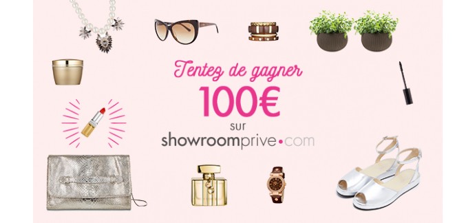 Prima: 10 bons d'achat Showroomprivé de 100€ à gagner