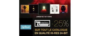 Qobuz: -25% sur tout le catalogue de musique du label Domino Record en Hi-Res 24 Bits