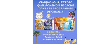 Canal J: 1 console Nintendo 2DS et 50 jeux vidéo 3DS " Pokémon" 