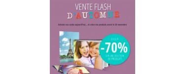 Photoservice: Vente Flash d'Automne : jusqu'à -70% sur une sélection de produits photo