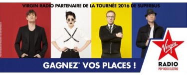 Virgin Radio: Places pour le concert de Superbus le 29/10 à Paris à gagner