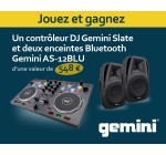 KR home-studio: 1 contrôleur DJ Gemini Slate & 2 enceintes Bluetooth Gemini à gagner