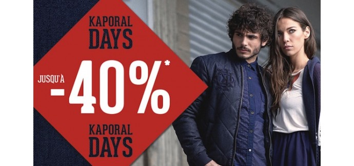 Kaporal Jeans: Kaporal Days : jusqu'à -40% sur une sélection d'articles