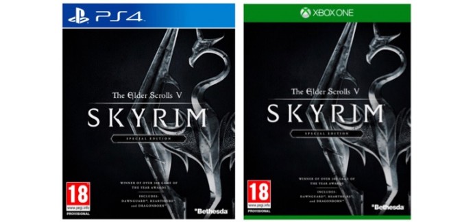 Zavvi: [Précommande] The Elder Scrolls V - Édition Spéciale PS4 ou Xbox One à 39,89€