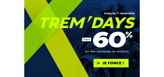 Motoblouz: Retour des Xtrem' Days avec des centaines de références à -60%