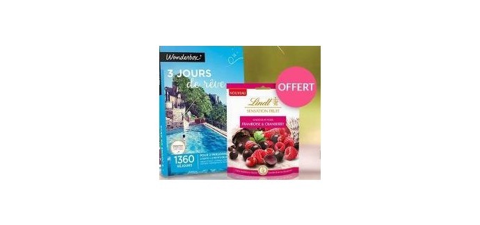 Wonderbox: Un sachet Lindt -Sensation Fruit offert pour toute commande