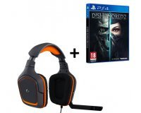 Cdiscount: Dishonored 2 édition limitée sur PS4 + Casque Gamer Logitech G231 à 59,55€
