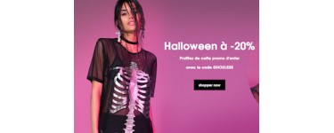 Missguided: -20% sur une sélection de vêtements pour Halloween