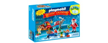 Amazon: Calendrier de l'avent Playmobil - Atelier de Jouets du Père Noël à 19,99€