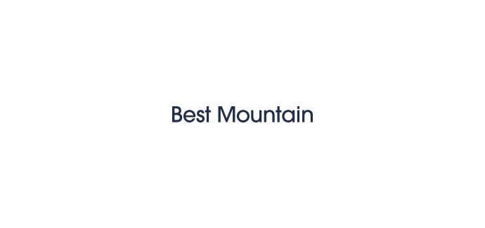 Best Mountain: -40% sur tous les produits Homme et Femme de la collection printemps été 2017