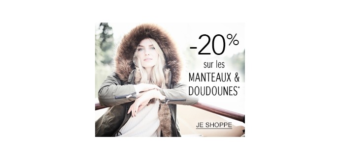 Jacqueline Riu: -20% sur une sélection de manteaux, doudounes & vestes