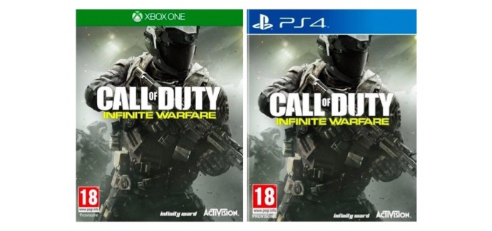 Amazon: [Précommande] Call of Duty Infinite Warfare PS4 ou Xbox One à 39,99€