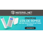 Materiel.net: Gardez de l'énergie avec -15% sur toutes les batteries externes