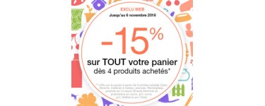 Truffaut: 15% de réduction immédiate sur le panier dès 4 articles achetés