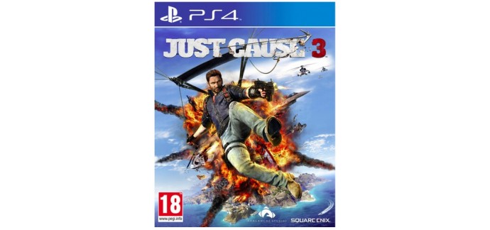 Base.com: Just Cause 3 sur PS4 à 16,96€
