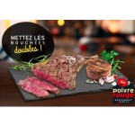 Groupon: Pour 1€, une grillade de bœuf offerte pour une achetée chez Poivre Rouge