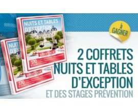 Centaure: 2 Smartbox "Nuits et Tables d'Exception" & des stages de conduite à gagner