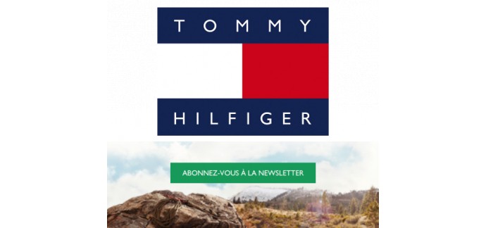 Tommy Hilfiger : Recevez un coupon de réduction de 10% en vous inscrivant à la newsletter