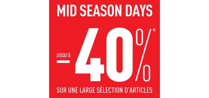 Pimkie: Mid Season Days : jusqu'à -40% sur une sélection d'articles