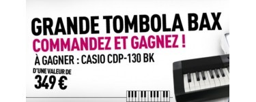 Bax Music: Un piano numérique Casio à gagner par tirage au sort grâce à votre achat