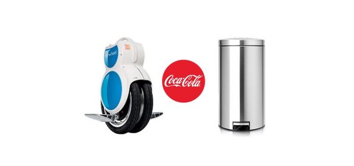 Coca Cola: 2 gyroroues et 108 poubelles à gagner