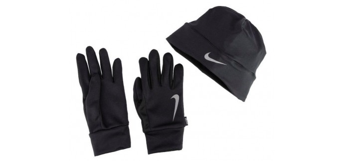 Go Sport: Bonnet et gants Running Homme Nike Dri-FIT à 17,99€