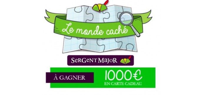 Sergent Major: 1 carte cadeau de 1000 euros à gagner