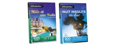 Fnac: 15% de remise immédiate pour l'achat de 2 coffrets cadeaux Wonderbox