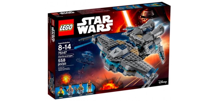 Amazon: LEGO Star Wars - 75147 - Le Chasseur D'étoiles à 49,99€