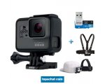 TopAchat: La Gopro HERO5 + 1 carte 32Go et 2 harnais de fixation pour buste & tête à 449€