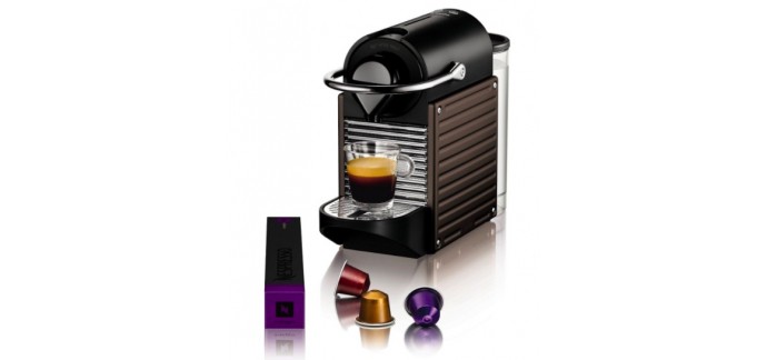 Amazon: Machine à expresso Krups YY1204FD Nespresso Pixie Marron à 35€ (50€ via ODR)