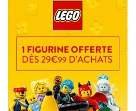 Cultura: 1 figurine offerte dès 29,99€ d'achats de LEGO