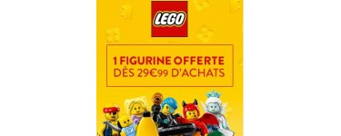 Cultura: 1 figurine offerte dès 29,99€ d'achats de LEGO