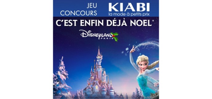 Kiabi: 10 séjours à Disneyland Paris pour 4 personnes à gagner